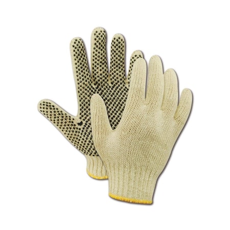 MultiMaster Machine Knit Gloves W Plastic Dots, 12PK